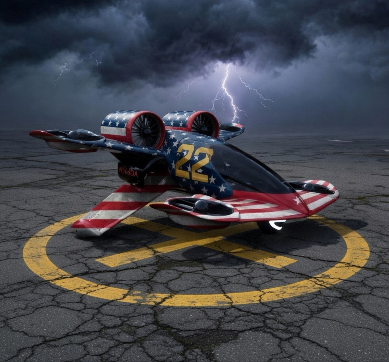 X1 Racing futuristic vehicle